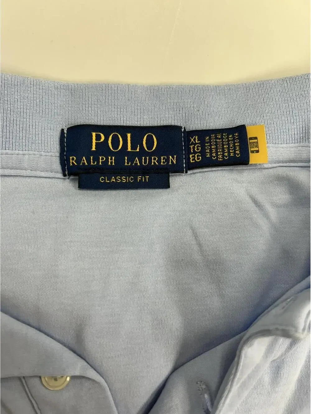 Polo Ralph Lauren Classic Fit Light Blue Polo Shirt